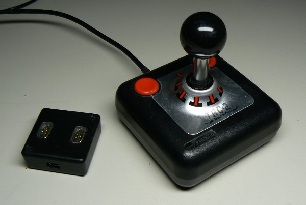 Dual Atari joystick
      USB adapter with a Tac II
