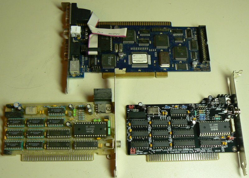 Hardsid ISA
and Catweasel MK3 PCI / Zorro flipper interface Hardsid ISA
and Catweasel MK3 PCI / Zorro flipper interface