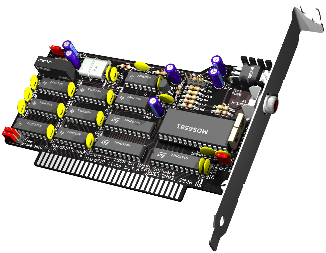 Hardsid ISA clone rendered with Eagle3D / POV-Ray