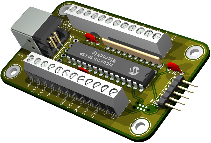 J-ACE arcade controls keyboard encoder