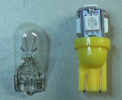 T10 5050 W5W 5 SMD 194
168 LED Car Side Wedge Tail Light Lamp Bulb T10 5050 W5W 5
SMD 194 168 LED Car Side Wedge Tail Light Lamp Bulb