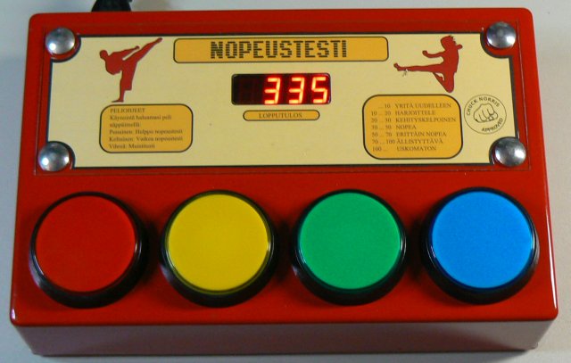 Itsetehty nopeustesti valmiina Itsetehty nopeustesti valmiina